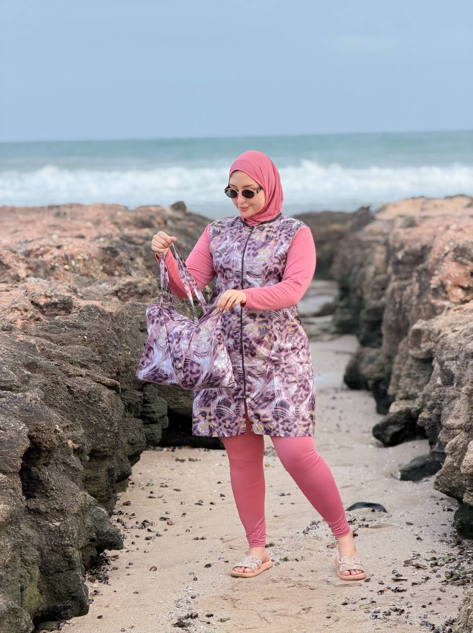 🌸Burkini Femme Floral Chic