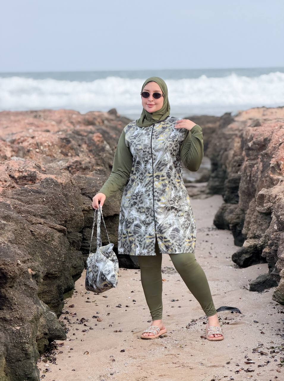 🌸Burkini Femme Floral Chic